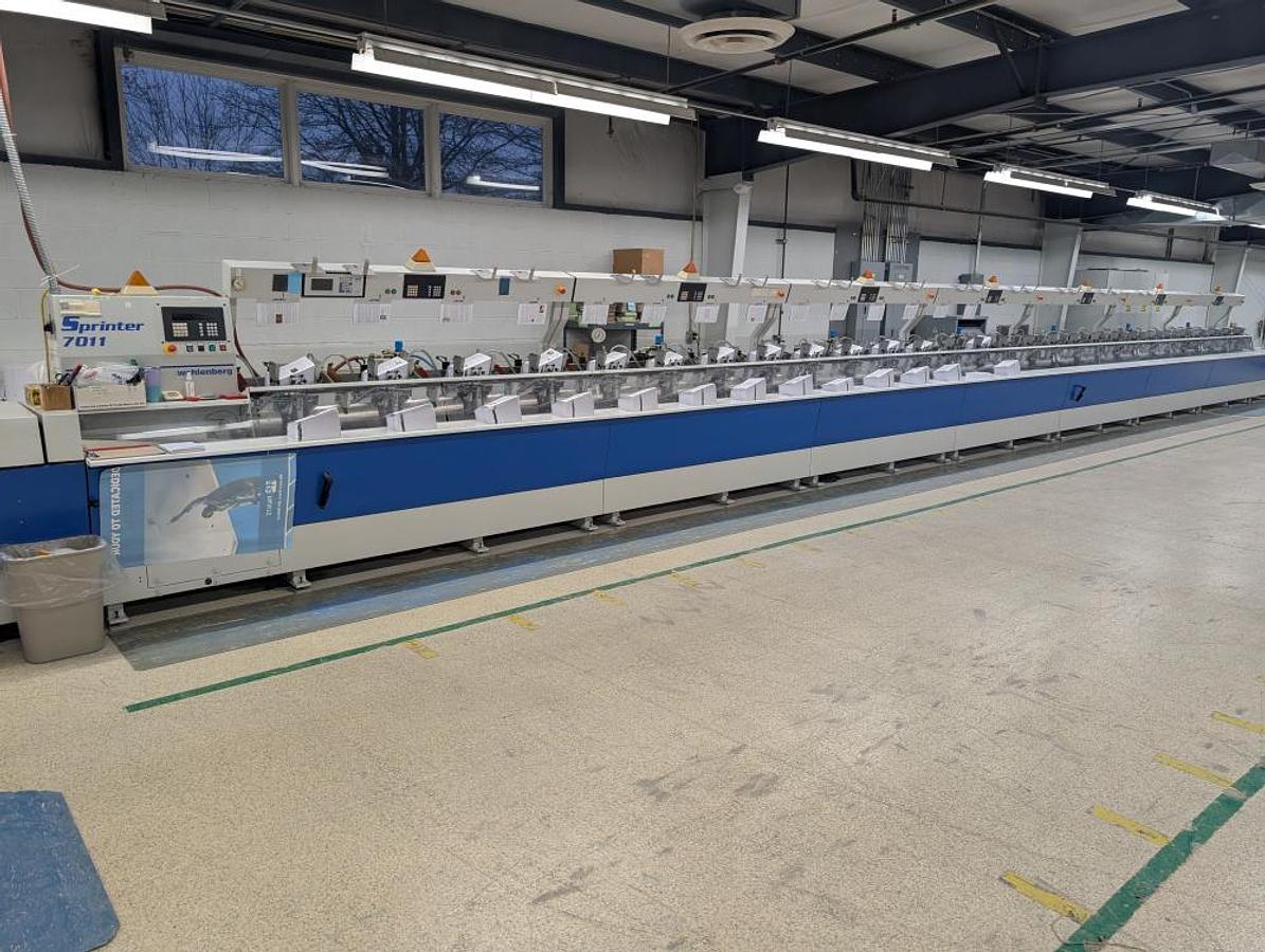 Used 2006 Wohlenberg Champion S 21 Clamp PUR & EVA Perfect Binding System