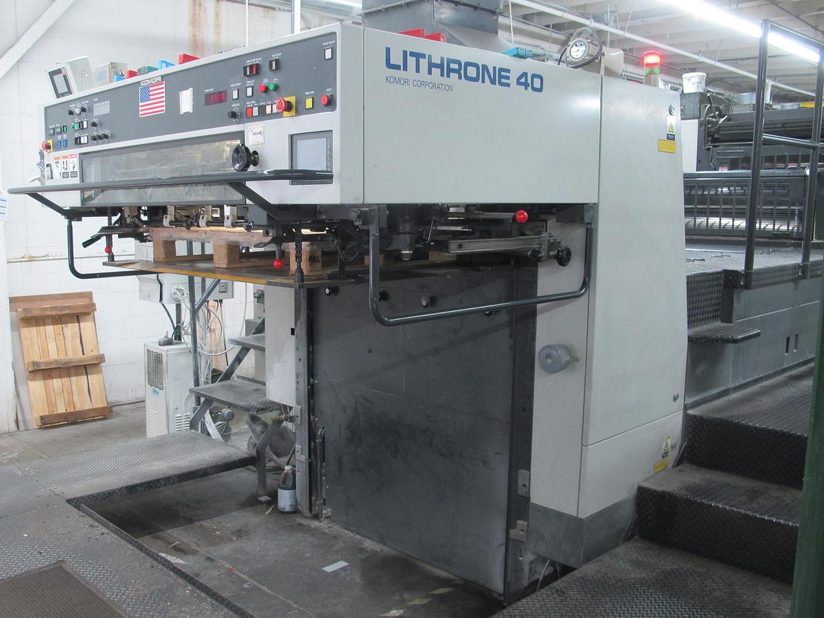 Used 2001 Komori L640 with Coater