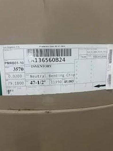 Used Tuesday, November 12, 2024, 11 AM (PST) Paper Roll Inventory