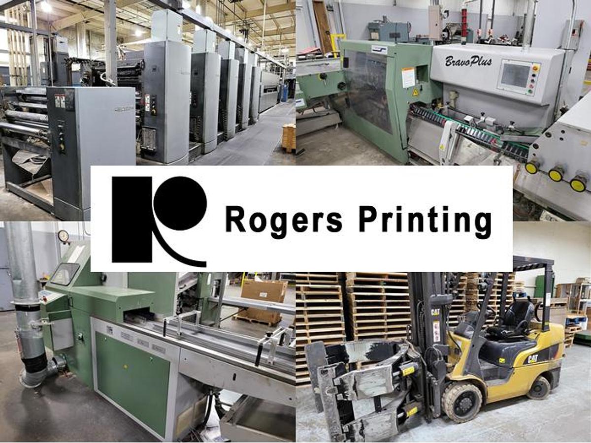 Used Thursday, November 13, 2025, 11:00AM (ET) - Rogers Printing