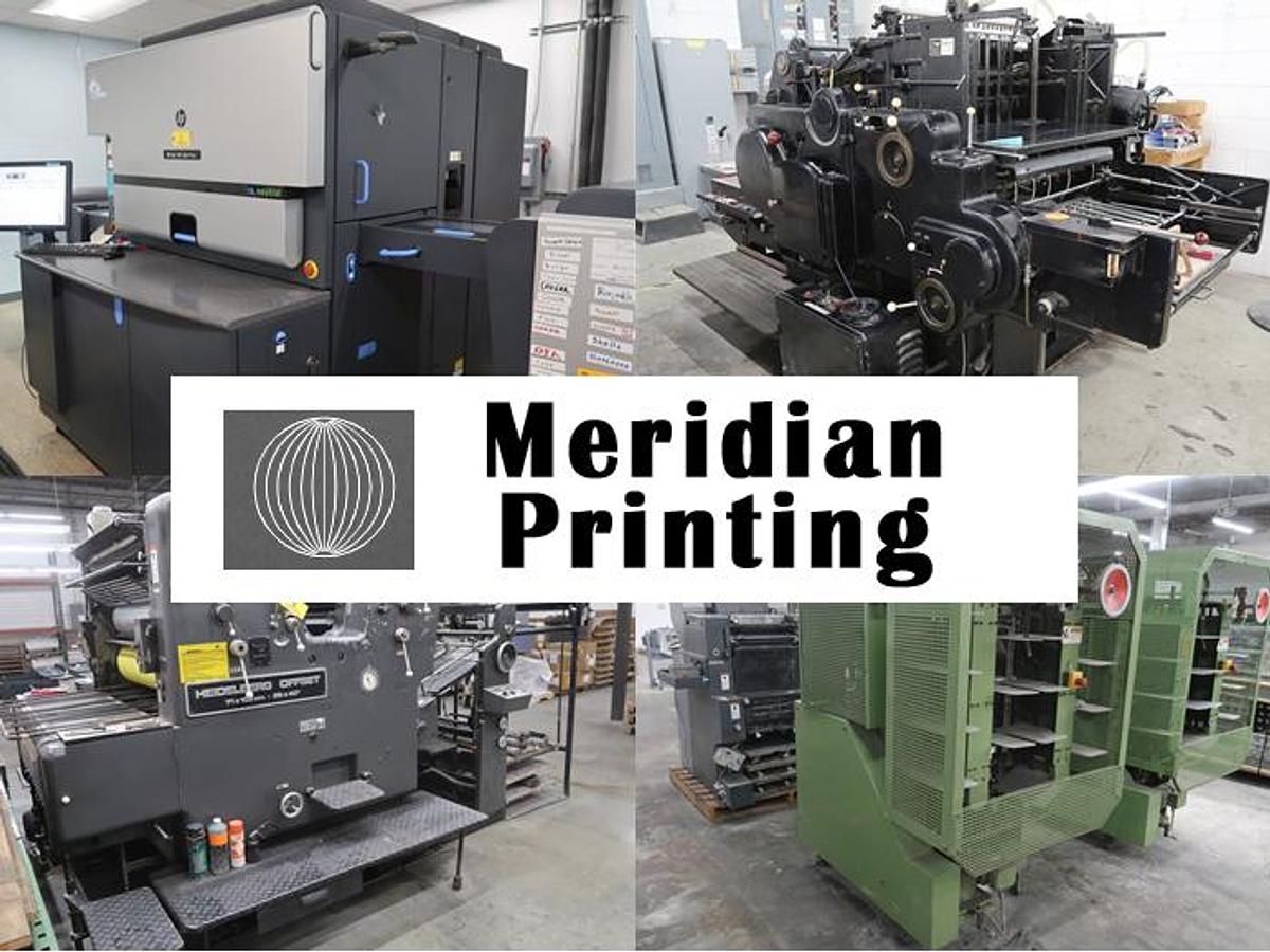 Used Wednesday, September 23, 2026, 1:00 PM (ET) - Meridian Printing