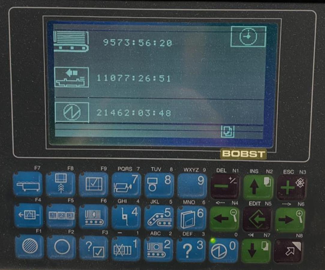 Used 2004 Bobst Folder/Gluer Model Mistral 110-A2