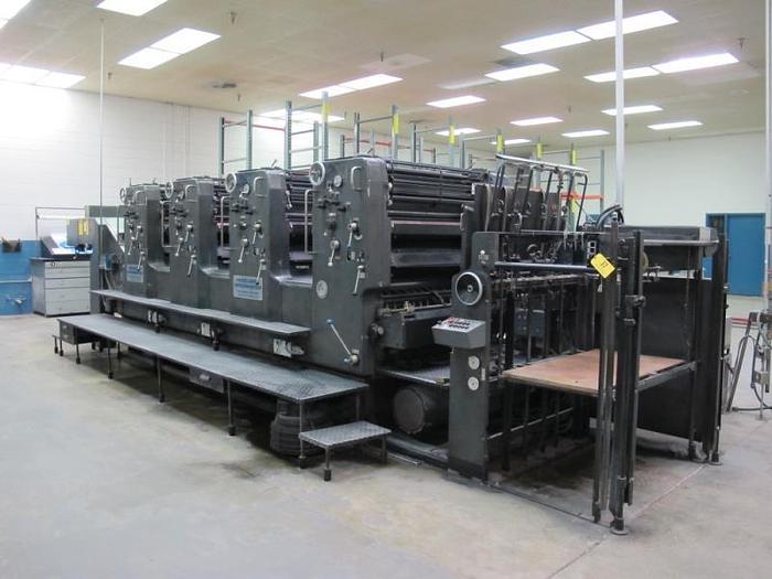 Used Tuesday, February 9, 2016 1:00 PM (ET), (2) Heidelberg Printing Presses