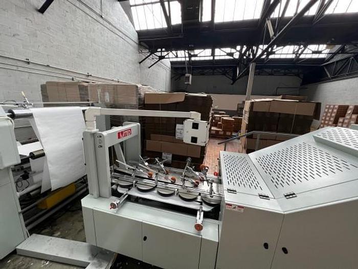 Used Wednesday, April 27, 2022, 1:00 PM (ET), Paper Bag Machine & Clamp Truck