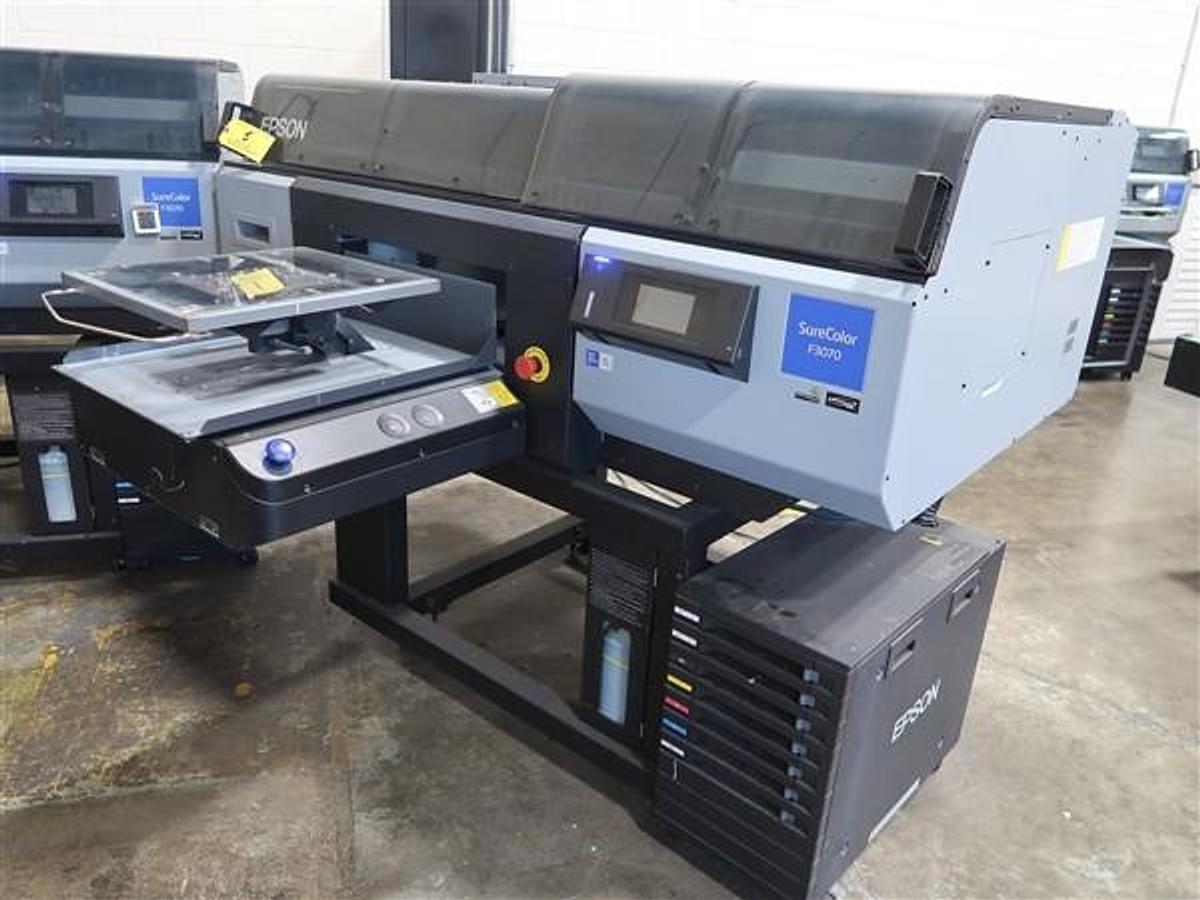 Used Thursday, March, 19, 2026, 1:00PM (ET) - Direct to Garment Equipment