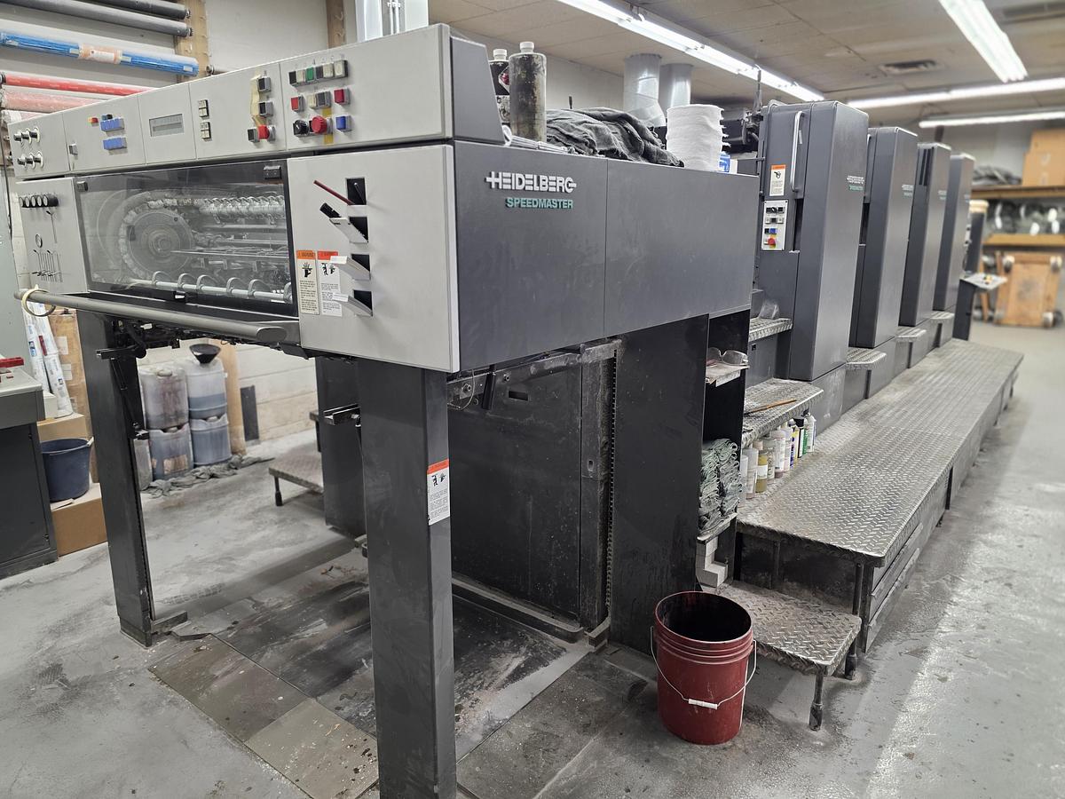 Used 1997 Heidelberg SM102-4-P3, 4-Color Printing Press,