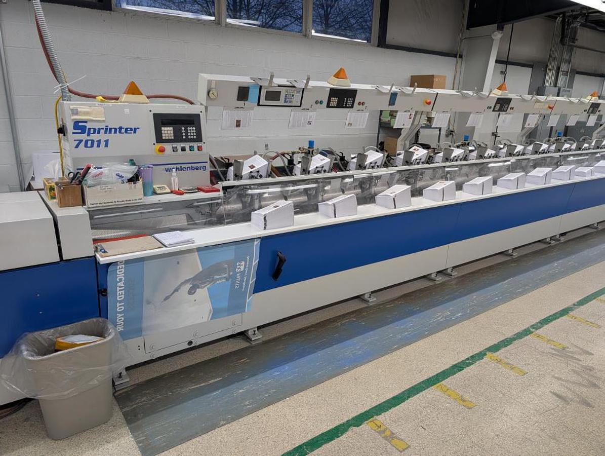 Used 2006 Wohlenberg Champion S 21 Clamp PUR & EVA Perfect Binding System