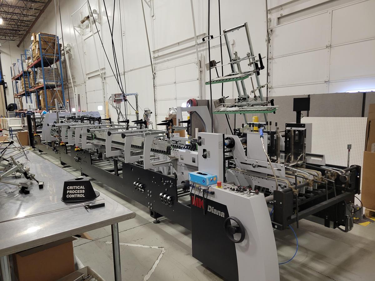 Used 2018 Heidelberg Diana Easy 115 Folder/Gluer