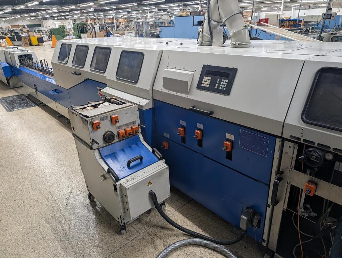 Used 2006 Wohlenberg Champion S 21 Clamp PUR & EVA Perfect Binding System