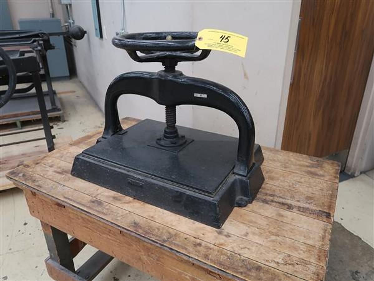 Used Wednesday, November 12, 2025, 1:00 PM (ET) - Reindl Bindery