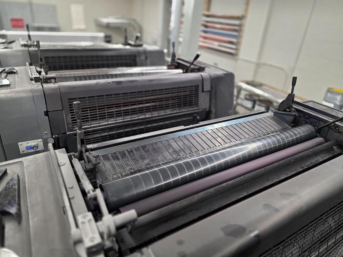 Used 1997 Heidelberg SM102-4-P3, 4-Color Printing Press,