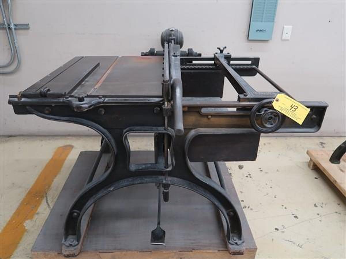 Used Wednesday, November 12, 2025, 1:00 PM (ET) - Reindl Bindery