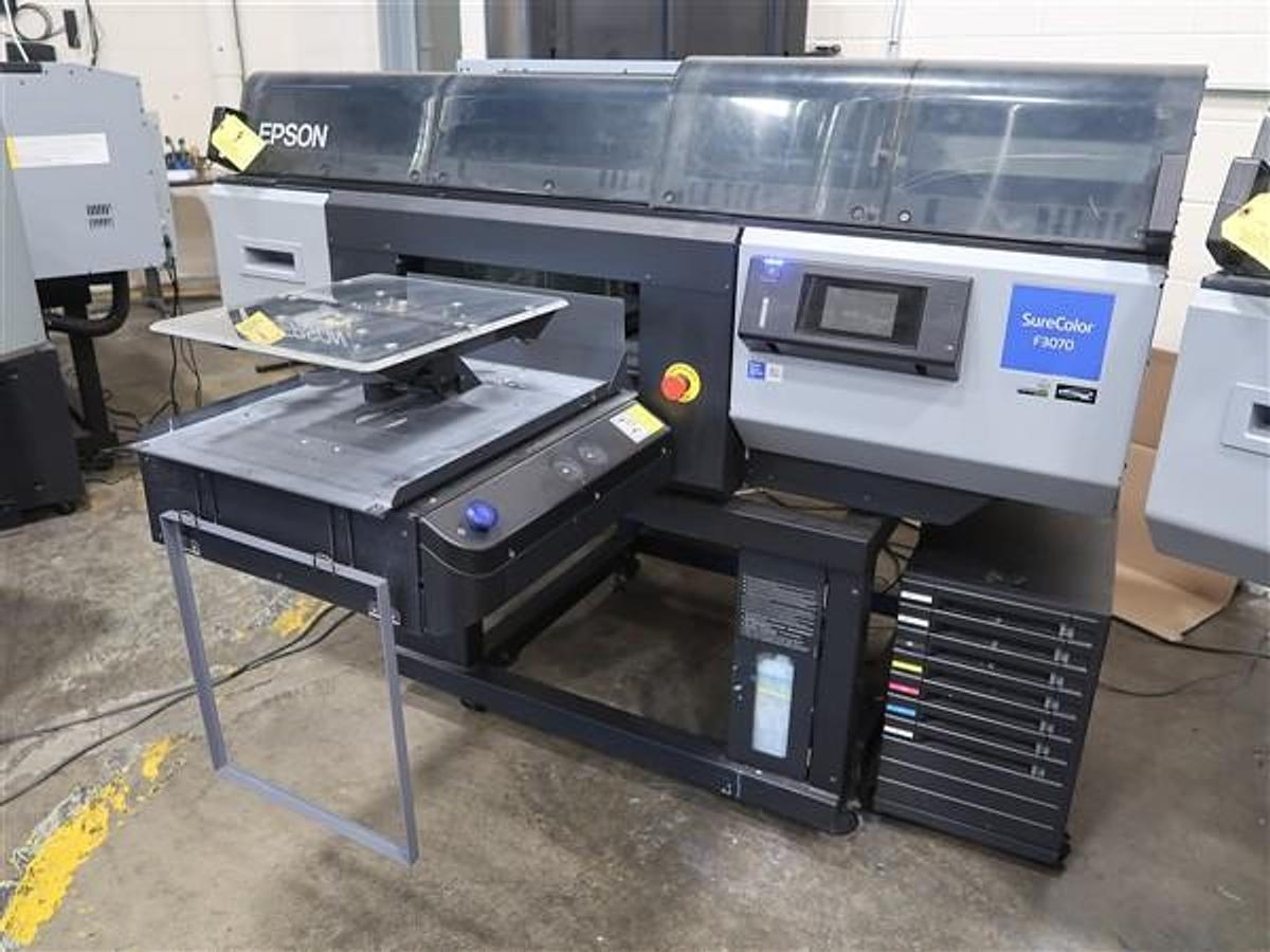 Used Thursday, March, 19, 2026, 1:00PM (ET) - Direct to Garment Equipment