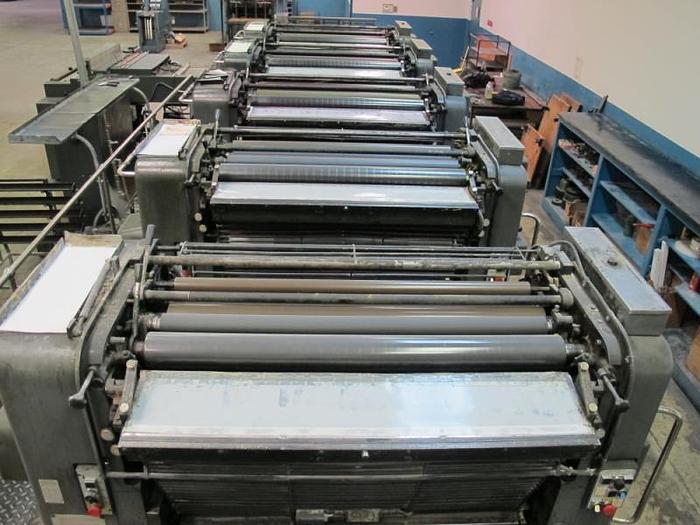 Used Tuesday, February 9, 2016 1:00 PM (ET), (2) Heidelberg Printing Presses