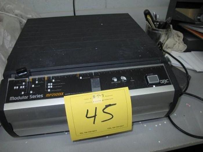 Used Tuesday, June 19, 2012, 10:00 AM (ET), Gibraltar Printing