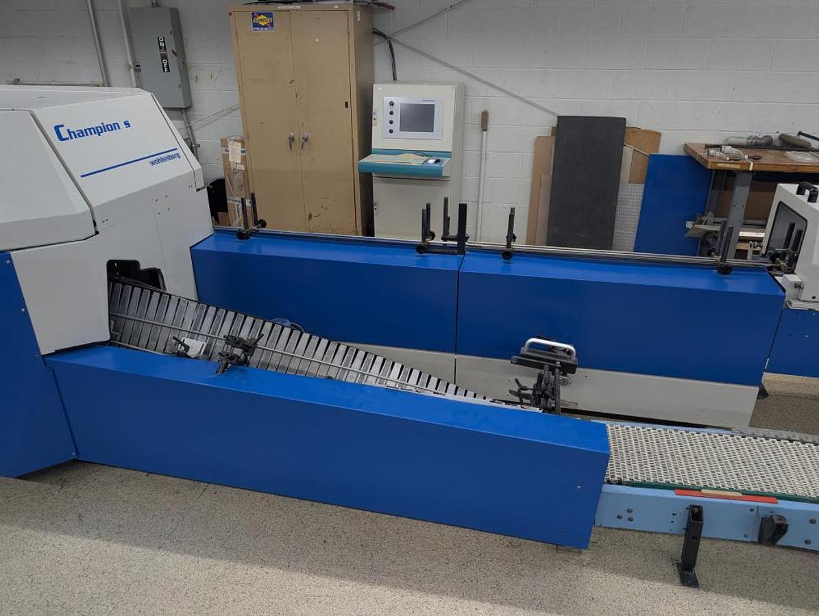 Used 2006 Wohlenberg Champion S 21 Clamp PUR & EVA Perfect Binding System