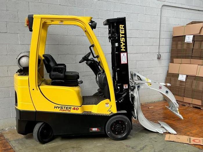 Used Wednesday, April 27, 2022, 1:00 PM (ET), Paper Bag Machine & Clamp Truck