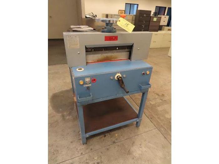 Used Wednesday, December 18, 2019, 1:00 PM (ET), Surplus Equipment of Bang Printing