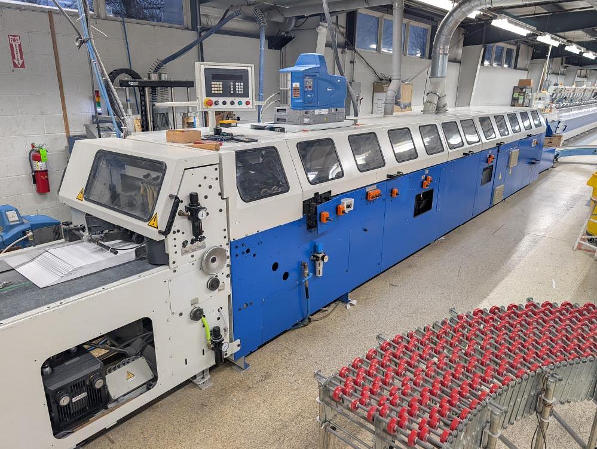 Used 2006 Wohlenberg Champion S 21 Clamp PUR & EVA Perfect Binding System