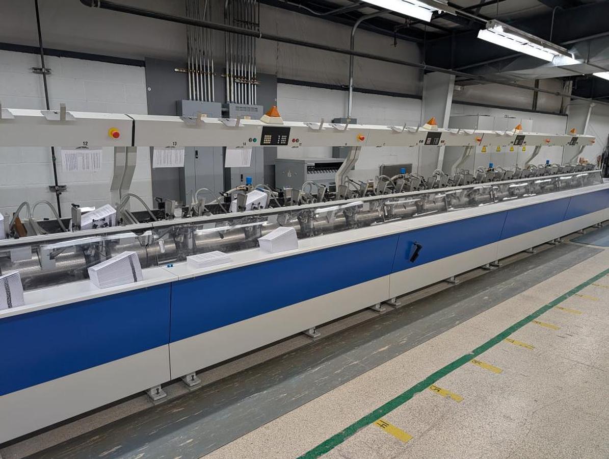 Used 2006 Wohlenberg Champion S 21 Clamp PUR & EVA Perfect Binding System