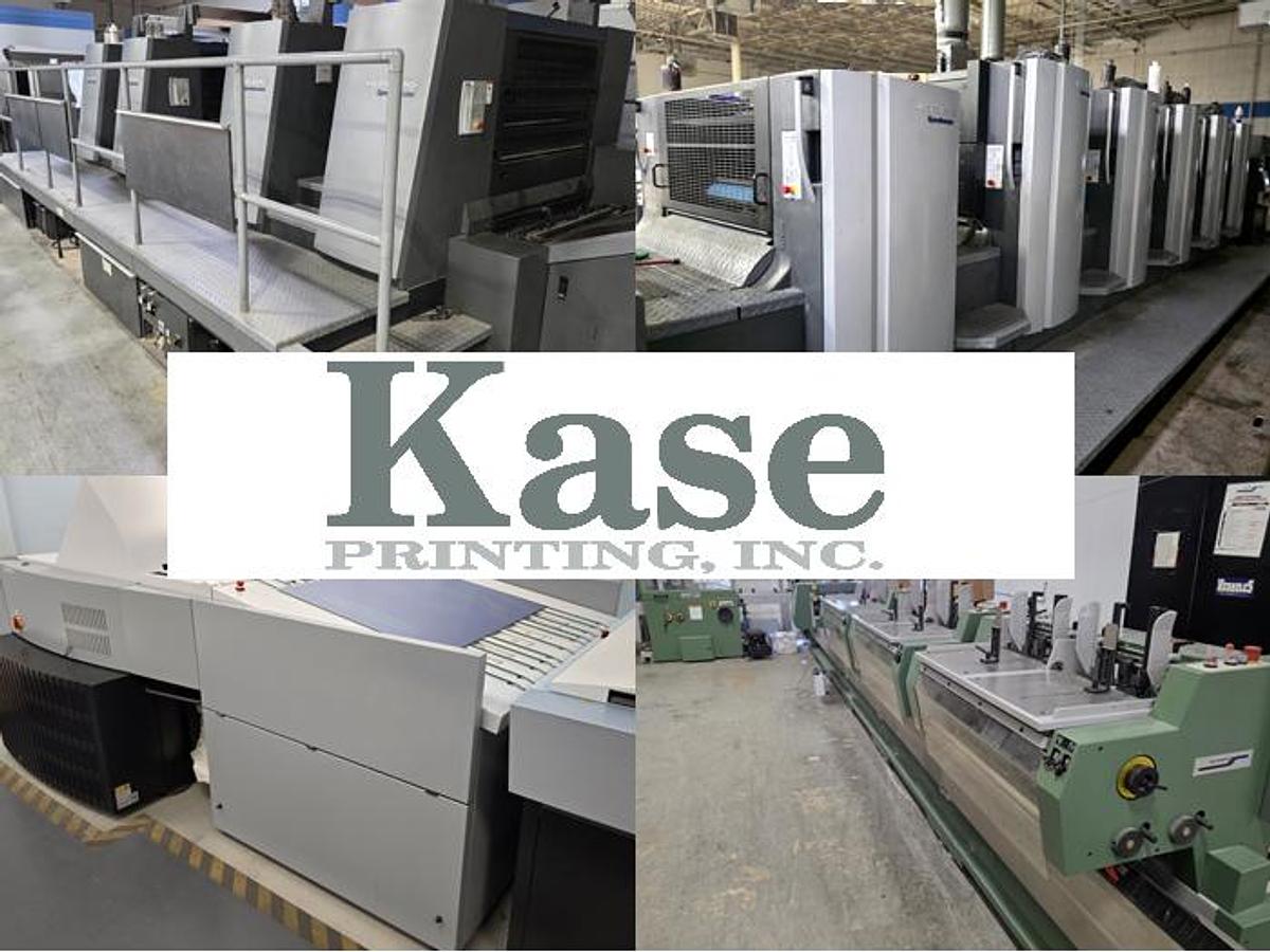 Used Thursday, July 23, 2026, 10:00 PM (ET) - Kase Printing