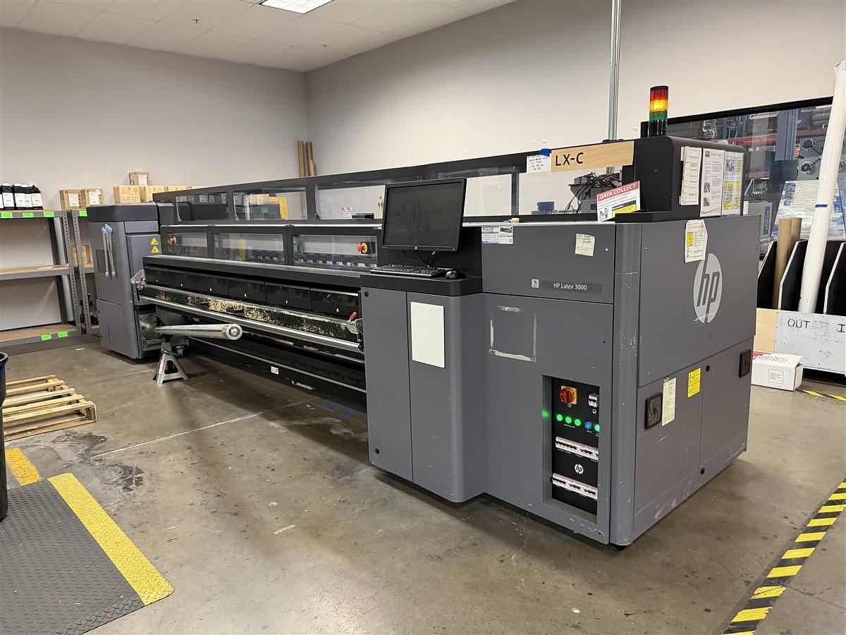 Used HP Latex 3000 Wide Format Printer Model Latex 3100-C