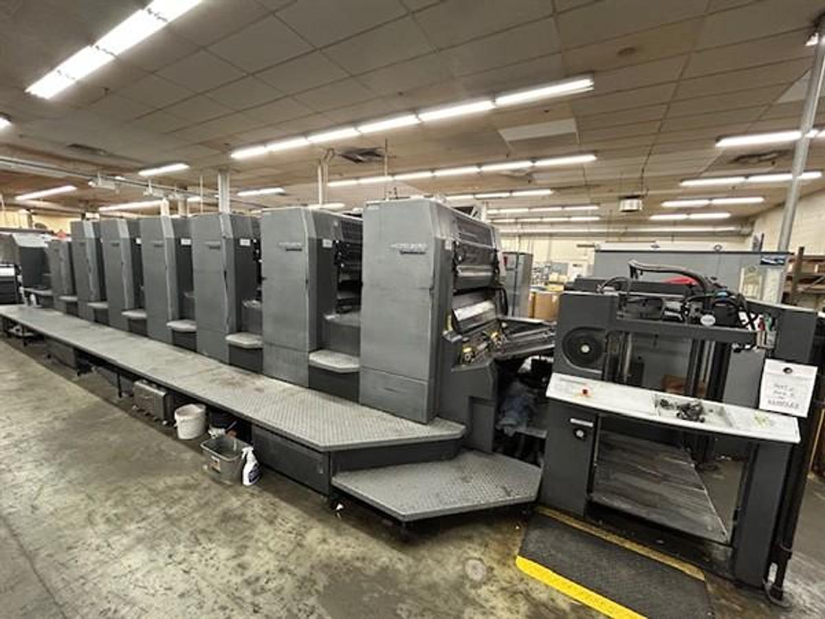 Used Heidelberg CD-102-6+L Printing Press