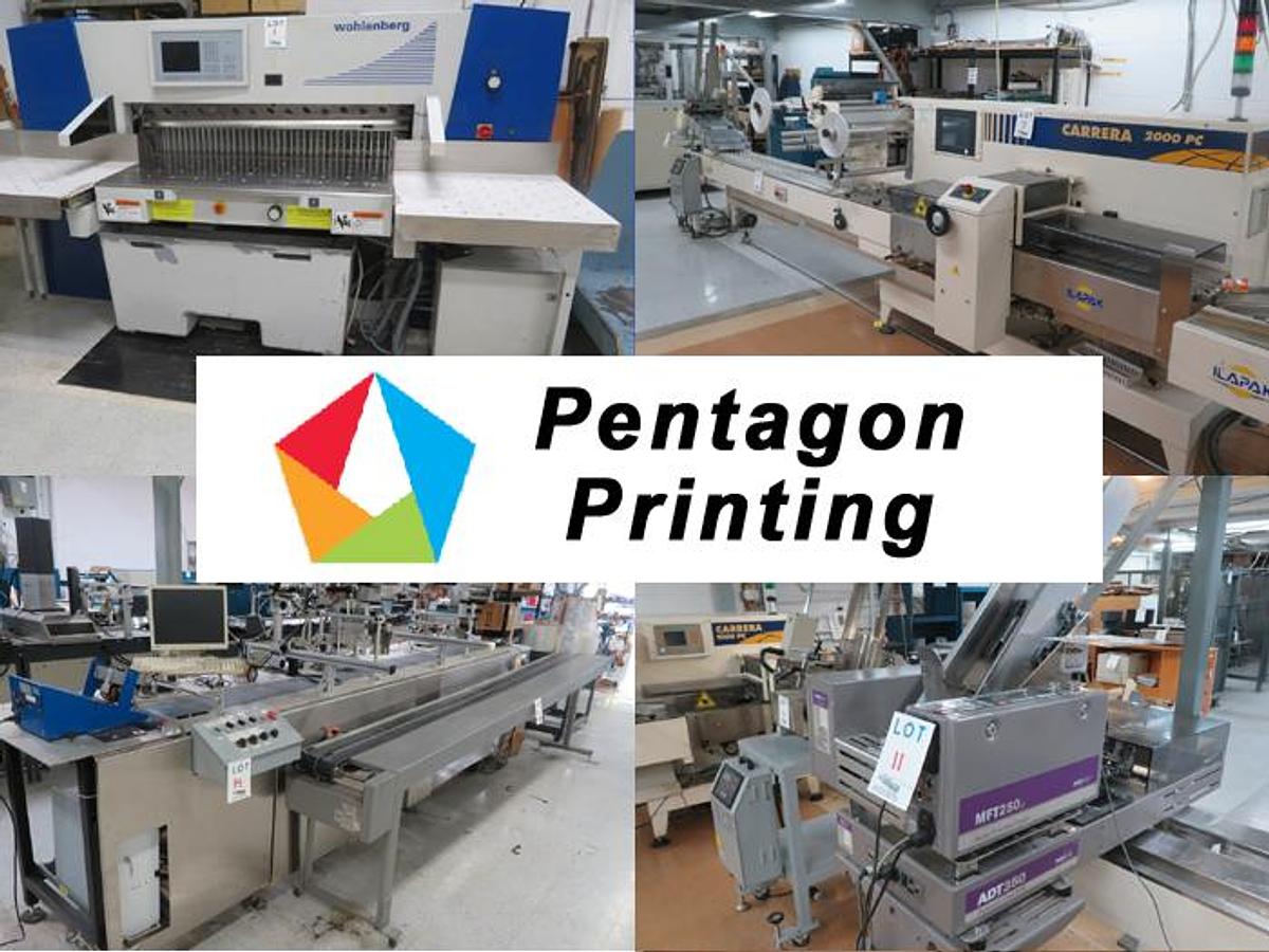 Used Thursday, October 1, 2026, 1:00PM (ET) - Pentagon Printing