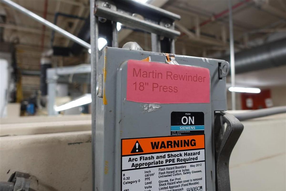 Used Comco 18" Flexographic Printing Press