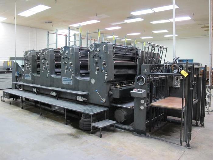 Used Tuesday, February 9, 2016 1:00 PM (ET), (2) Heidelberg Printing Presses