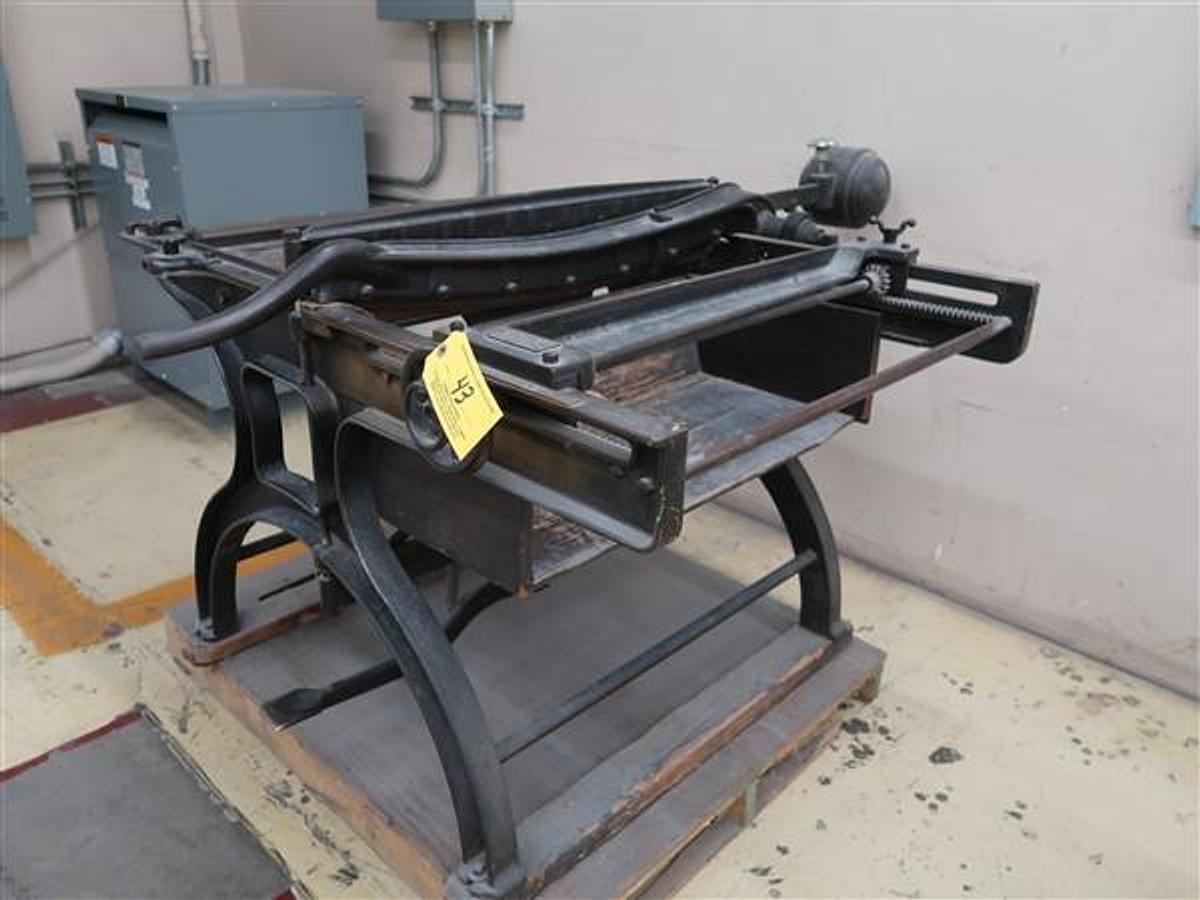 Used Wednesday, November 12, 2025, 1:00 PM (ET) - Reindl Bindery