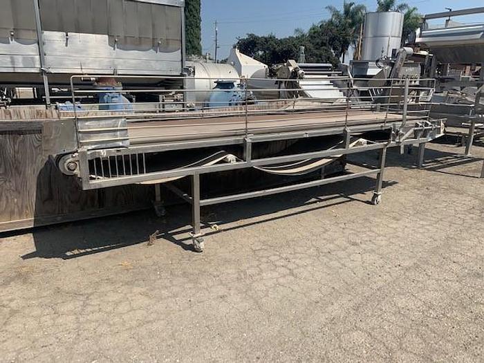 Used 15' Long x 35" Wide Belt Conveyor