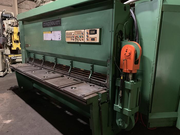 Used Cincinnati Hydraulic Power Squaring Shear