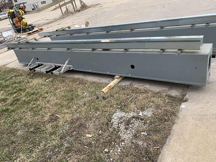 Used FANUC M710iC/70T GANTRY ROBOTIC SYSTEM, R30iA, 8' TALL RAIL X 11'6" OF TRAVEL