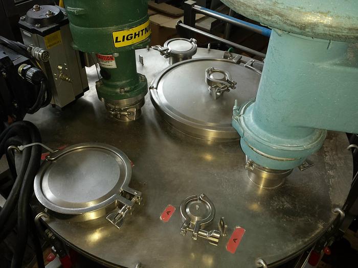 Used Tank, 55 Gallon, 316 Stainless Steel, 30" x 18", Agitated, FT/CB, Solvent, #S739052