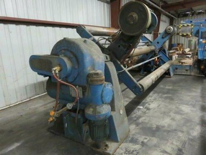 Used 100" (2.54M) BLACK CLAWSON SHAFTLESS TURRET UNWIND 60" DIA.