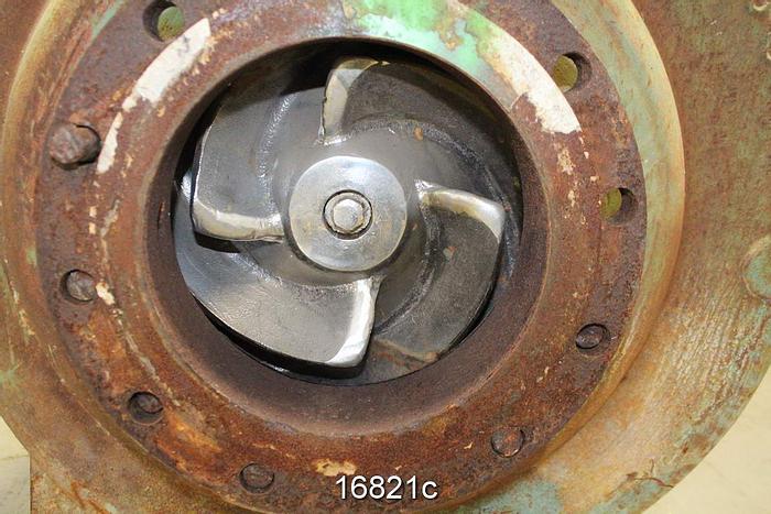 Used Goulds 3175 Pump, 8x10x22, 4-Vane 19" Impeller, Ductile Iron Casing #16821