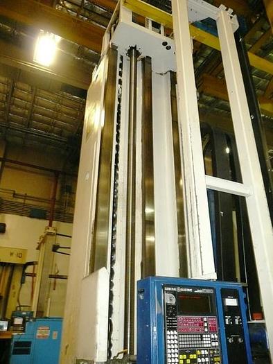 Used Gidding & Lewis CNC Horizontal Boring Mill-F, 70H6UF, 6" Spindle, X=600", Y=144", 50 HP