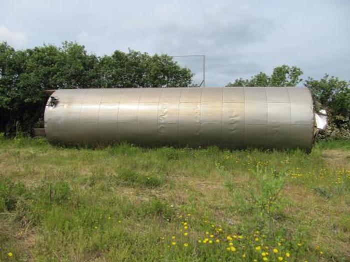 Used 100 m3 upright insulated iron tank.
