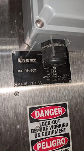 Used Rollstock Packager; Md#RI-200