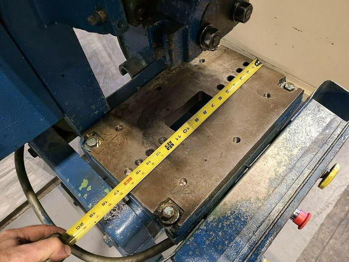 Used Rouselle 14 Ton Stamping Punch Press Air Clutch Brake Stamp Forge Pierce Metal