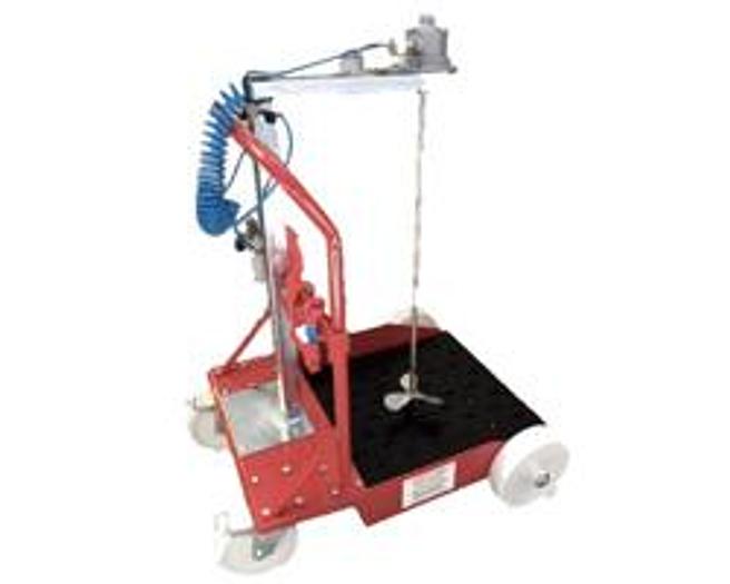 AGITATORE PER FUSTI FINO A 200 LT. CARRELLATO REGOLABILE IN ALTEZZA