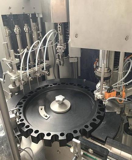 Used J 14522 D - Liquid Filler / Screw Capper BAUSCH + STRÖBEL KSF 1020