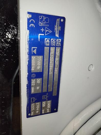 Used 12,000 POUND HYSTER S120FTPRS WITH CASCADE ROLL CLAMP - PENDING SALE