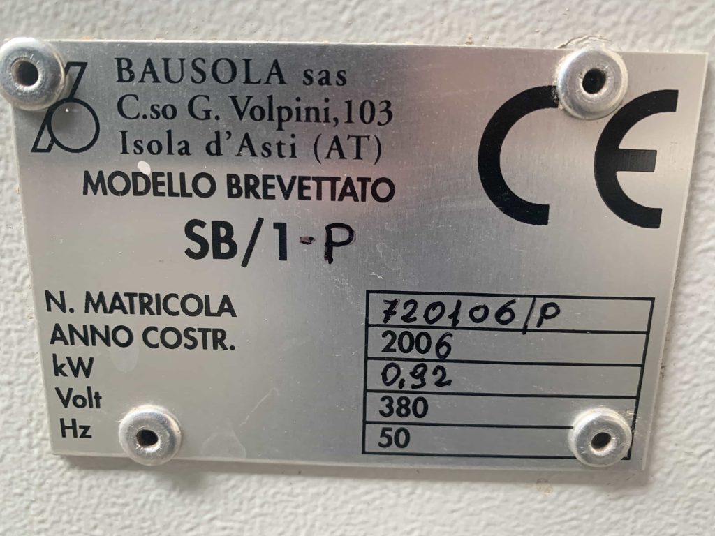 Usato Bausola SB/1-P Smussatrice per stecche