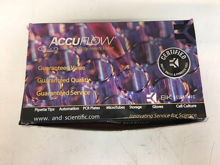 Used E&K 280060 0.6mL Accuflow Snap-Cap Microtubes 1000/BOX