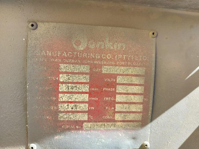 Used Donkin 1.5kw Fan