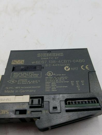 Used Siemens 6ES7 138-4CB11-0AB0, TM-P15C23-A0