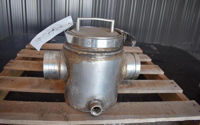 D'occasion USED 3" ERIEZ MAGNETICS JACKETED MAGNET TRAP, STAINLESS STEEL