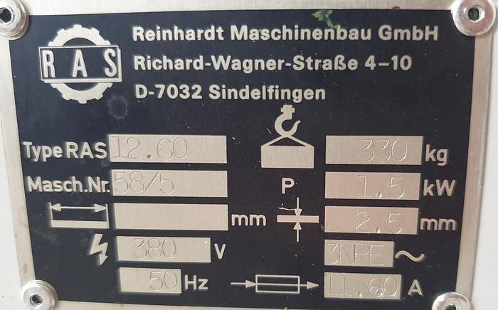 Gebraucht Sickenmaschine RAS 12.60